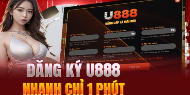 Đăng ký U888 an toàn và đơn giản khi truy cập đúng tên miền